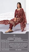 Sajawat By Vinay Kuleesh Organza Chiffon Designer Salwar Suits Wholesale Online